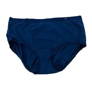 Cacique Cotton Full Brief Panty Navy Blue Womens Plus Size 18/20